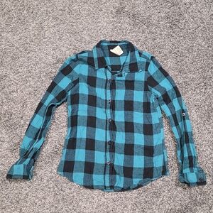Faded Glory Long Sleeve Flannel Girls Size 6